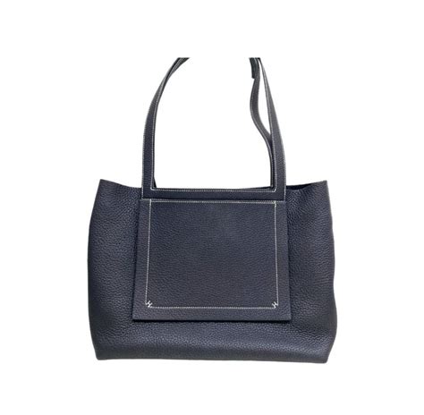 HERMES Taurillon Clemence Cabasellier 31 Black.